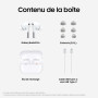 Samsung Galaxy Buds3 Pro, Écouteurs sans Fil, Réduction Active de Bruit, Bluetooth, Blanc, Audio 360, Galaxy AI, Chargeur Secteu
