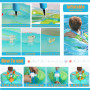Bouee Bebe avec Siège De Sécurité 3 à 24 Mois,Bouée Nourrisson Gonflable Flotteur De Piscine pour Bébé,Bouée Bébé Piscine, Annea