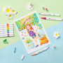 Ohuhu Marqueur Pinceau et pointe fine, 79+1 marqueurs à alcool à double pointe pour adultes débutants en coloriage, dessin et es