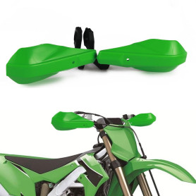 AnXin Protège-Mains 22 mm et 28 mm pour Moto Dirt Bike Motocross KX65 KX85 KX125 KX250 KX500 (Vert)