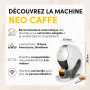 Nescafé Dolce Gusto NEO CAFFE - Machine À Café KRUPS pour Dosettes Compostables - Technologie Brevetée SmartBrew 3-En-1 - Cafeti