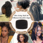 Originea Afro Kinky Bulk Human Hair for Locks Extensions Cheveux Naturel Humains 20cm 3 packs kinky-curly bulk twist meches pour