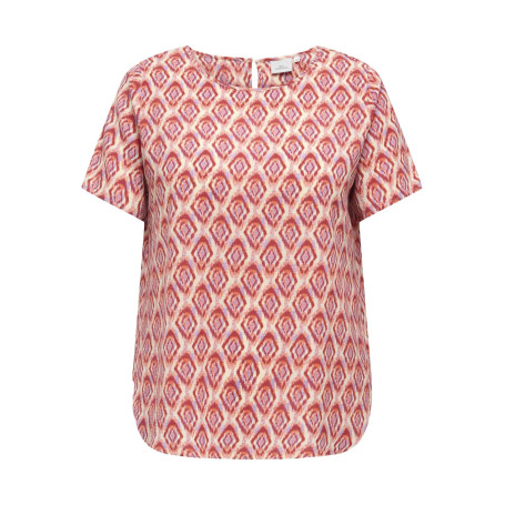 Only Carmakoma Carvica S/S Top WVN Noos Carvica S/S Haut WVN Noos Femme (Lot de 1)