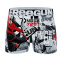 FREEGUN Boxer Enfant Sport, Caleçon Garçon Respirant, Confortable et Doux (Lot de 3), Gris Taille 8 ans/10 Ans