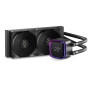 Iota L24 BK AIO Refroidisseur CPU avec écran Numérique, Watercooling 240 mm avec Pompe ARGB, TDP 280 W, Ventilateurs FDB Silenci