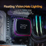 Iota L24 BK AIO Refroidisseur CPU avec écran Numérique, Watercooling 240 mm avec Pompe ARGB, TDP 280 W, Ventilateurs FDB Silenci
