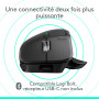 Logitech MX Master 4 for Mac, Souris Bluetooth Ergonomique avec Retour haptique performant avancé, défilement Ultra-Rapide, Char