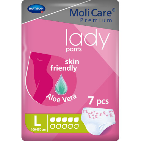 Pantalons Molicare pour Femmes - Protection Incontinence T/L 7 unités