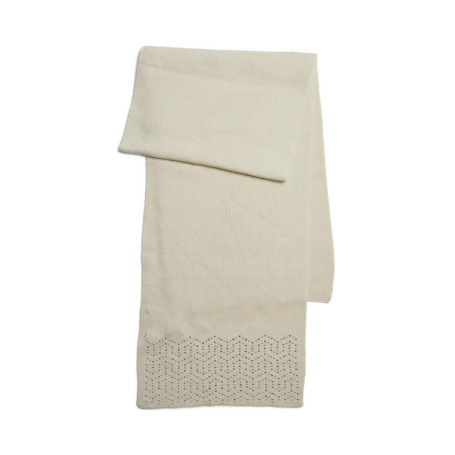 Écharpe Longue à Sequins Gris Whitecap pour Femme - PIECES