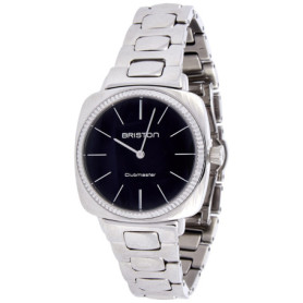 Montre analogique BRISTON avec bracelet argenté et cadran noir