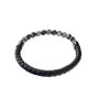 Bracelet en Perles Noir en Cuir pour Homme - Tommy Hilfiger