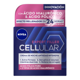 Crème de Nuit NIVEA CELLULAR FILLER au Hyaluronique et Folique - 50 ml