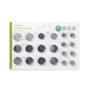 Lot de Piles Bouton au Lithium Nedis CR2025 et CR2016