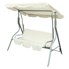 Balancelle d'extérieur 3 places avec toit inclinable - AKTIVE