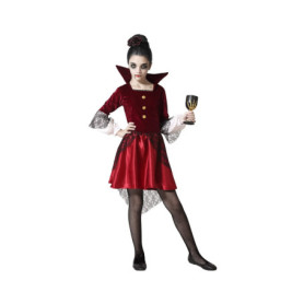 Déguisement Vampiresse Rouge pour Enfant - Atosa 5 à 6 Ans