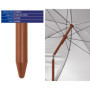 Parasol de Plage ATOSA avec Protection UV 50+