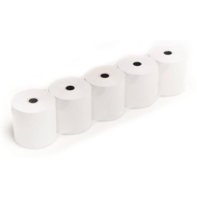 Pack de 5 Rouleaux de Papier Thermique Sans BPA 80x80mm - iggual