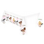 Nappe en Plastique Cheval avec Bordure Frange - 120 x 180 cm