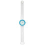 Montre Hip Hop Hero.dot en Silicone Blanc pour Femme - Design Contemporain et Confortable