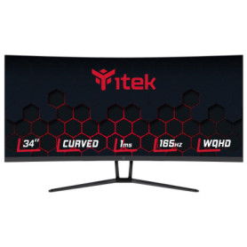 iTek Moniteur GGC 34" Incurvé WQHD 165Hz UltraWide