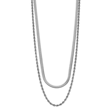 Collier en Acier LOTUS - Élégance et Modernité