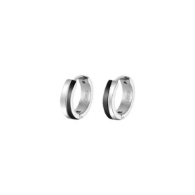 Boucles d'oreilles créoles en acier inoxydable LOTUS