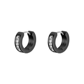 Boucles d'oreilles créoles en acier inoxydable LOTUS