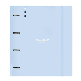 Classeur Safta BLACKFIT8 Cool avec 4 anneaux et recharge A4 - Idéal pour enfants