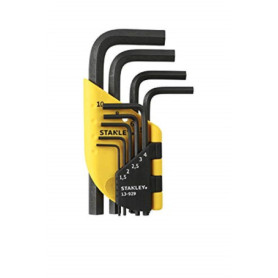 Jeu de Clés Mâles Courtes Stanley 1.5-10mm - 9 Pièces en Acier 21,87 €