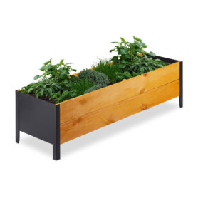 Carré Potager en Bois Relaxdays pour Balcon et Jardin - 80 Litres 313,49 €