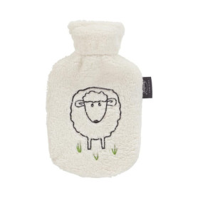 Bouillotte Enfant Fashy avec Housse Mouton - 0,8 L, Blanc 24,43 €