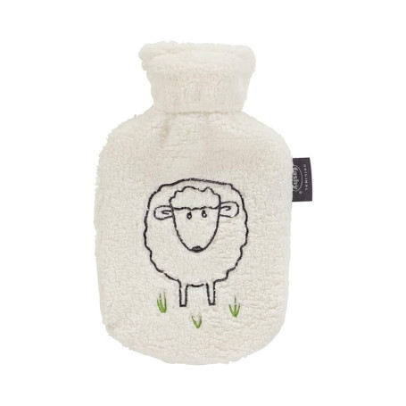 Bouillotte Enfant Fashy avec Housse Mouton - 0,8 L, Blanc 24,43 €