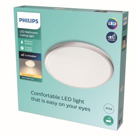 Plafonnier Philips Spray 17W LED - Éclairage Intérieur Silver 61,75 €
