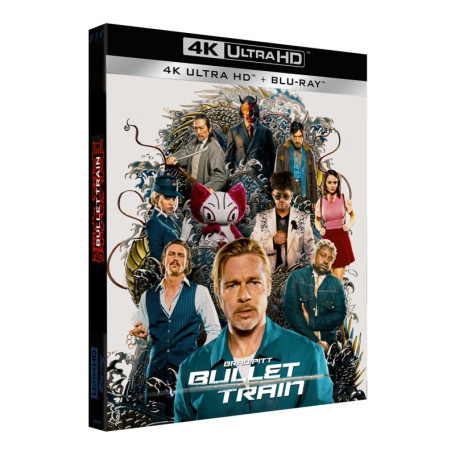 Bullet Train - Édition 4K Ultra HD + Blu-Ray avec Dolby Vision