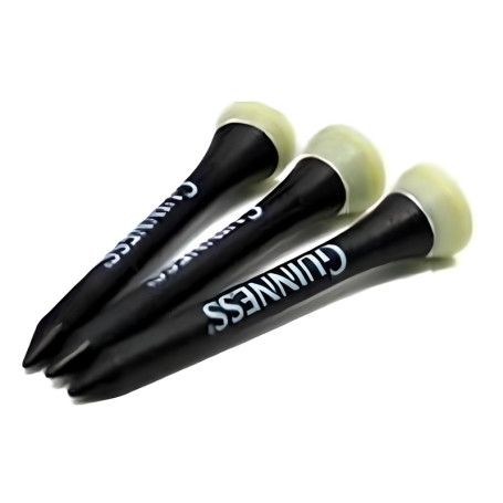 Lot de 20 tees de golf en bois Guinness