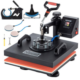 Presse à Chaleur 5 en 1 VEVOR - Machine de Sublimation pour T-Shirts, Tasses et Chapeaux 408,95 €