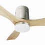 Ventilateur de Plafond LED M mimotec 58W Nickel avec Télécommande et Lumière Dimmable 1 127,25 €