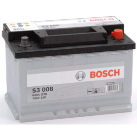 Batterie Bosch S3 70Ah 12V pour Véhicules Spécifiques
