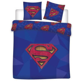 Parure de Lit Double Superman Réversible 240x220 cm - Aymax