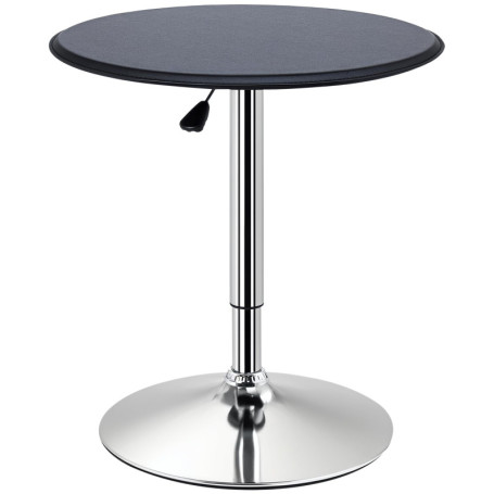 Table de Bar Ronde Chic avec Hauteur Réglable - HOMCOM