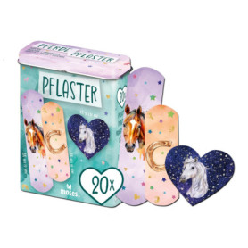 Lot de 20 pansements enfants chevaux - Élastiques et pratiques