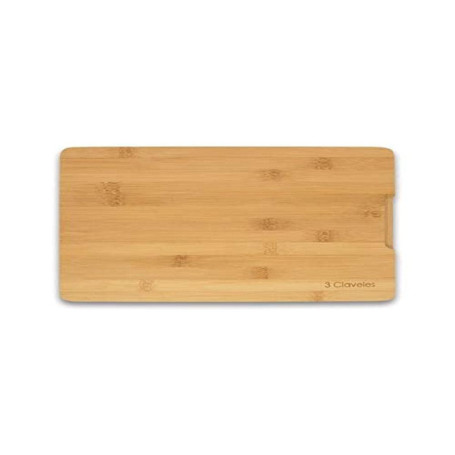 Planche à Découper en Bambou 3 Claveles - 33x23 cm