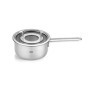 Casserole Fissler Collection Pure en Acier Inoxydable 16 cm avec Couvercle en Verre