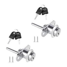 Serrures à Tiroir avec Clé - Lot de 2 pour Bureau et Armoire