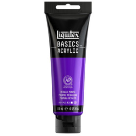 Peinture Acrylique Liquitex Basics 118 ml - Pourpre Métallique
