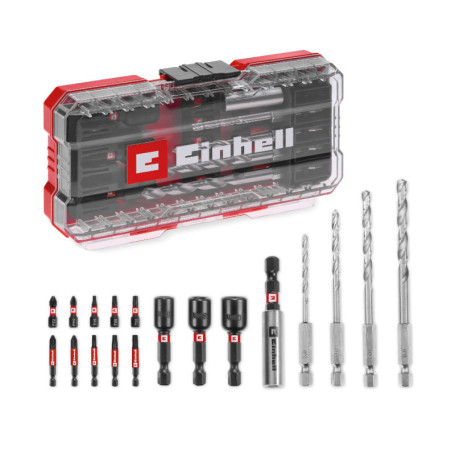 Coffret Einhell S-CASE de 18 Accessoires Résistants aux Chocs