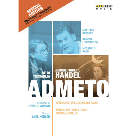 Opéra Admeto de Handel - Édition Import DVD