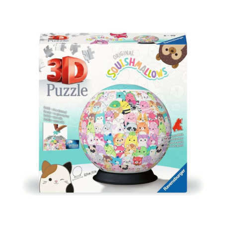 Puzzle 3D Squishmallows Ravensburger - 72 pièces à assembler sans colle
