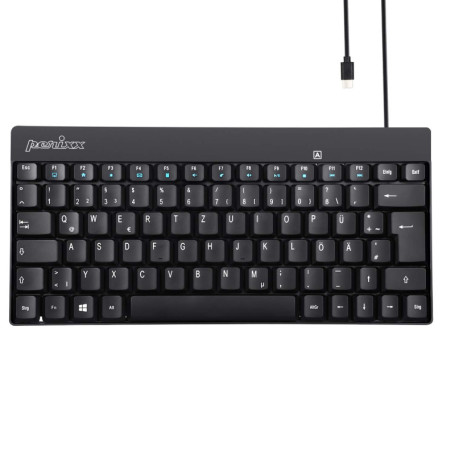 Clavier Compact Filaire Perixx PERIBOARD-422 USB-C Noir