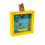 Tirelire Décorative Mon Trésor - Cadre Jaune Design Pirate